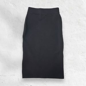 iris grey high waisted pencil skirt